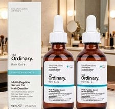 Image of 2x 60ml The Ordinary Multi-Peptide Serum for Hair Density Men Women