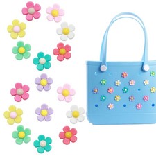 16Pcs/30Pcs Bogg Bag Charms, Beach Accessories Cute Charms for Bogg Bag Rubber T
