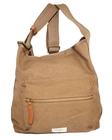 MARGOT Dahlia Hobo Bucket Crossbody Bag Messenger Tote Carryall Tan Brown Canvas