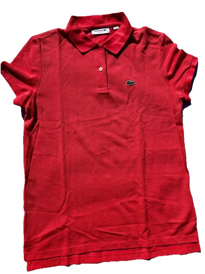 Camisa Polo Mujer Locoste Calce Clásico Algodón Color Coral Talla 36 Nueva Sin Etiqueta Foto 3 de 4