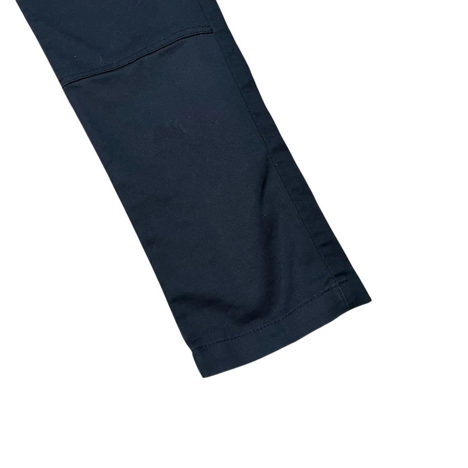 Calça de trabalho Dickies WP811 masculina skinny reta joelho duplo azul tamanho 32 x 32 - Imagem 2 de 4