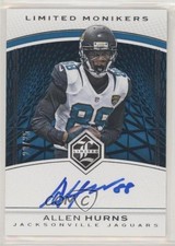 2016 Panini Limited Monikers Spotlight Silver 23/25 Allen Hurns #LM-AHS Auto 0u7