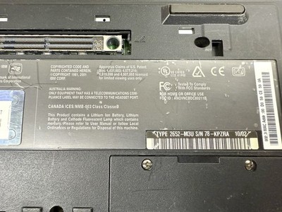 ThinkPad　IBM 2652 IBM Thinkpad Type 2652 A31 Windows 2000 Professional 1-2CPU
