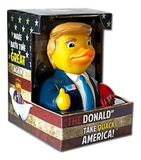 - The Donald Trump Duck - Take Quack America - Floating "Donald" Trump Duck