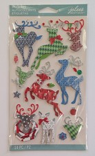 Jolee's Christmas Pattern Reindeer Scrapbooking Stickers