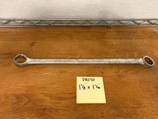 Proto Professional 1-1/16" x 1-1/8" Box End Wrench 1176 Full Polish Made in USA