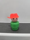 Vintage Fisher Price Little People Pan Head Boy