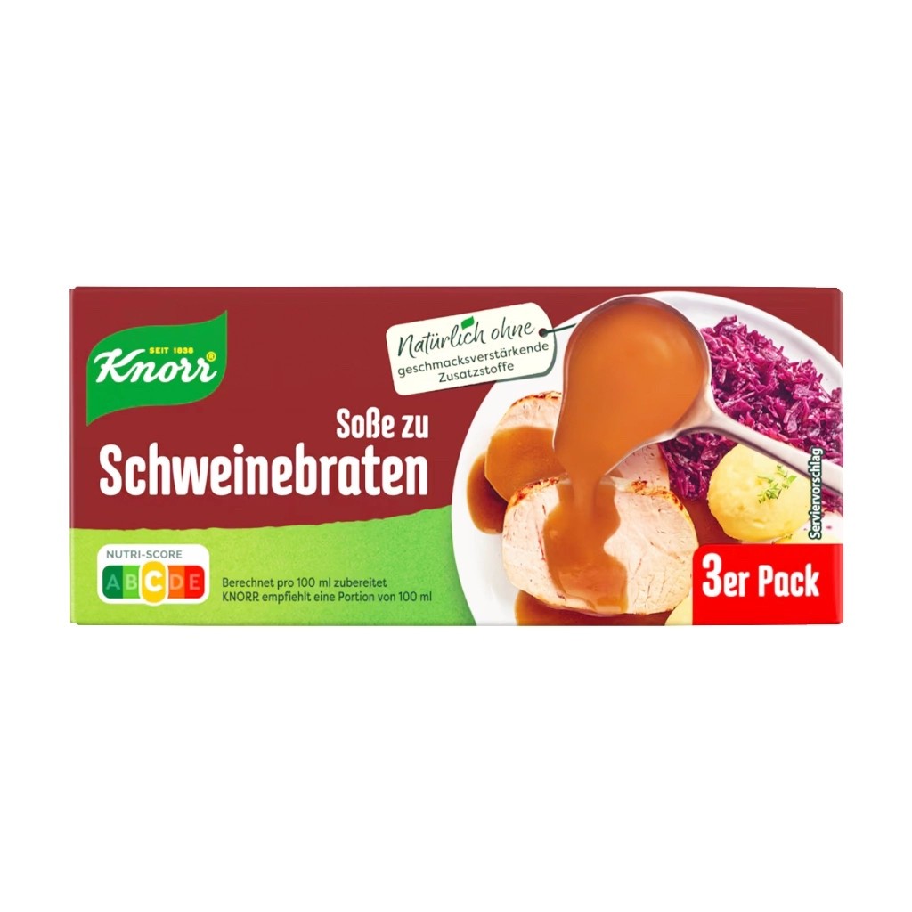Knorr instant PORK ROAST Sauce Schweinebraten -Triple Pack 3 x 250ml FREE SHIP 2290₽
