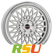 Borbet B silver rim polished 8x17" ET35 LK5 120 ML 72.5 Alufelgen 17 Zoll