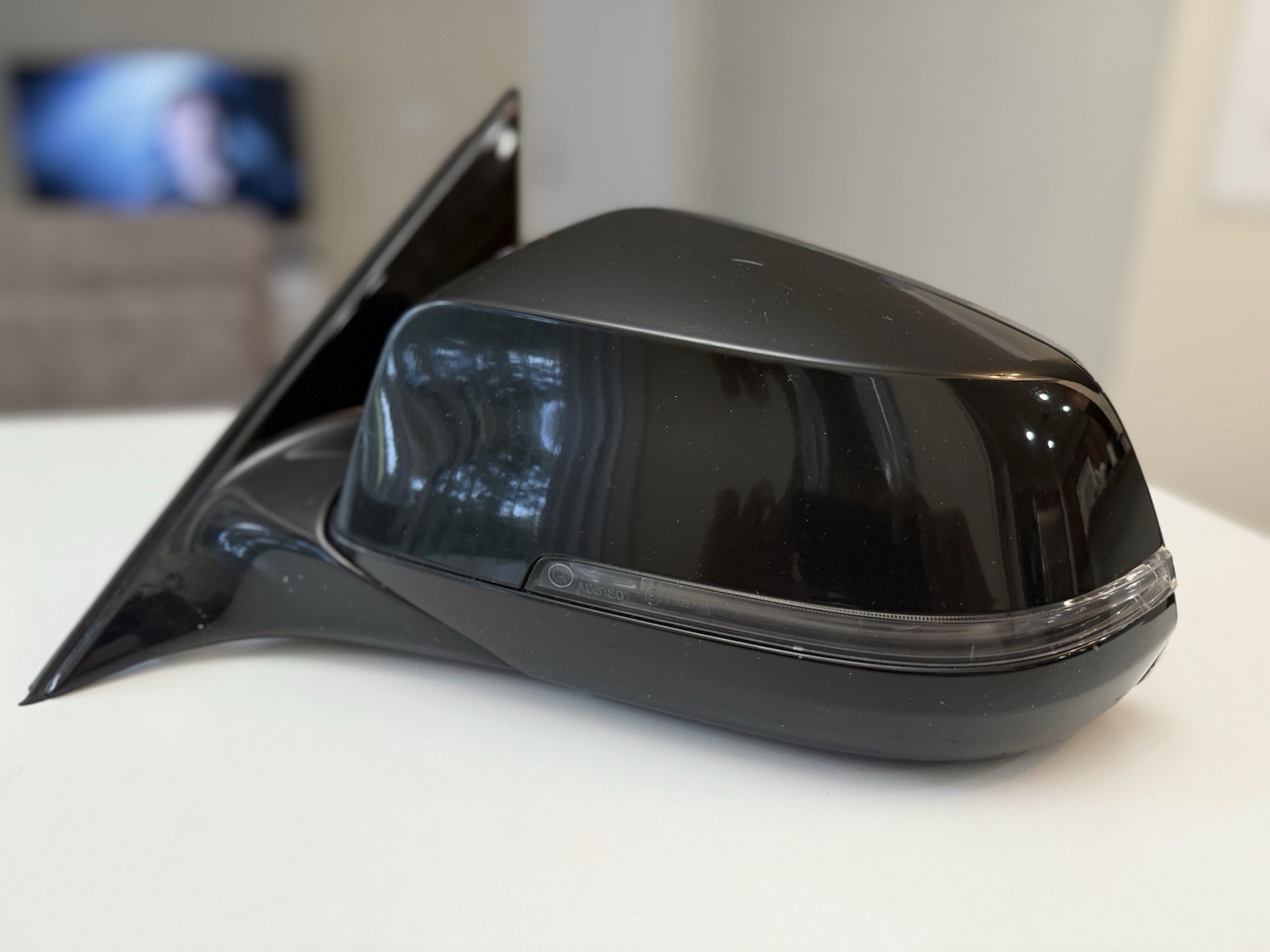 14-16 BMW 328 528 F10 FRONT LEFT LH DRIVER DOOR SIDE VIEW MIRROR ASSEMBLY OEM