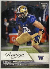 2021 Chronicles Draft Picks Prestige Rookie ELIJAH MOLDEN #94 Huskies RC
