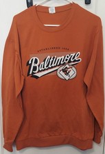 BALTIMORE ORIOLES Mens Sweatshirt Size Medium