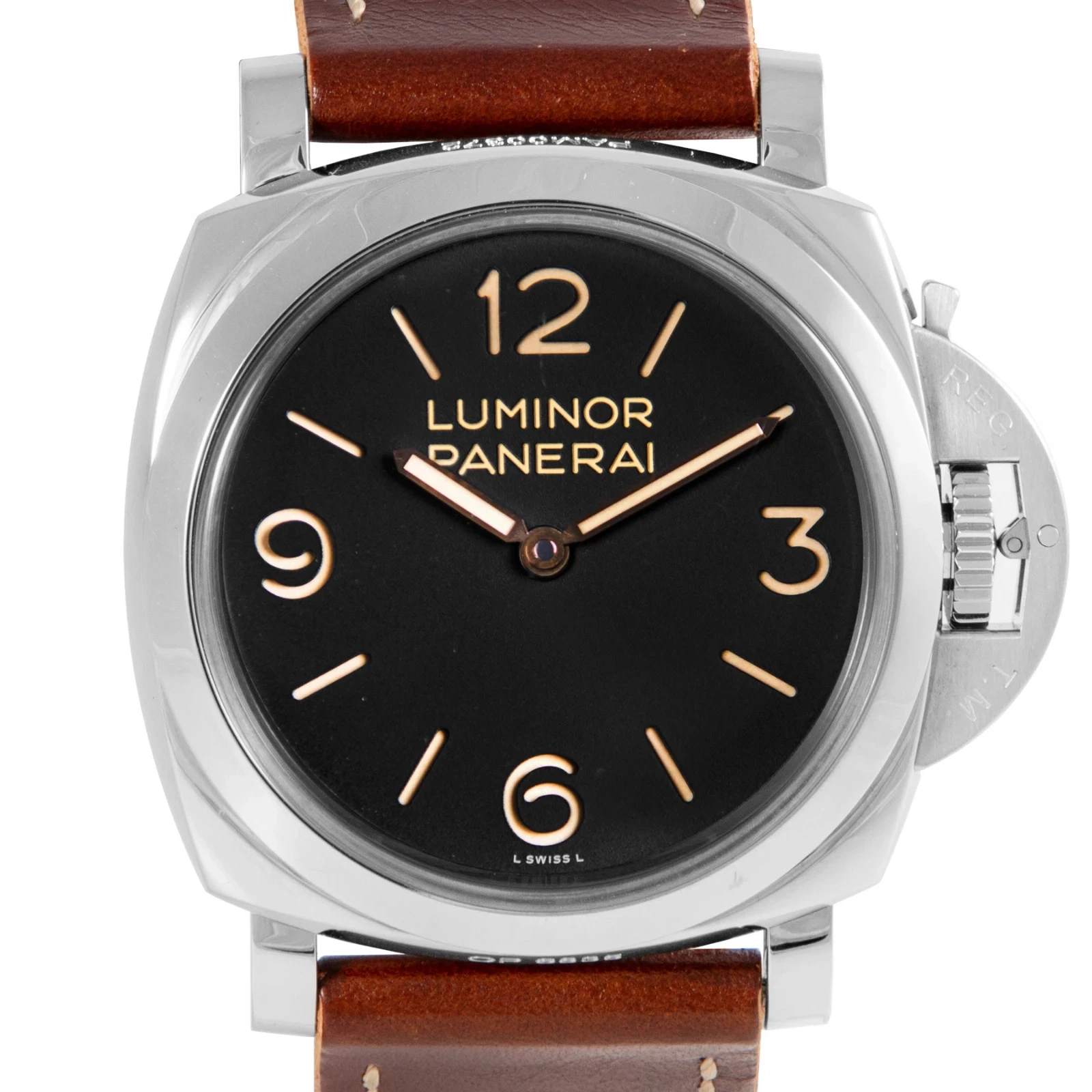 Panerai — Officine Panerai Luminor Black Dial 47mm Steel