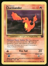 Pokemon Cards Charmander 50/82 Unlimited Team Rocket Common MP