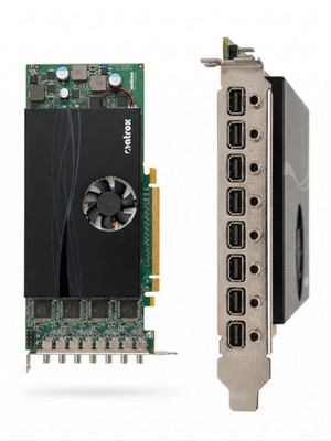 Matrox M9188 PCIe x16 2GB 8-Port Mini DisplayPort Graphics Card Tested & Working