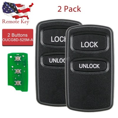 2 For 2002 - 2007 Mitsubishi Lancer Remote Car Key Fob 2 Button OUCG8D-525M-A
