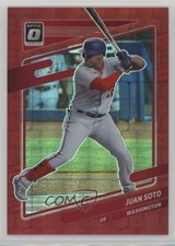 2021 Panini Donruss Optic Red Pandora Prizm 5/99 Juan Soto #191 0a6