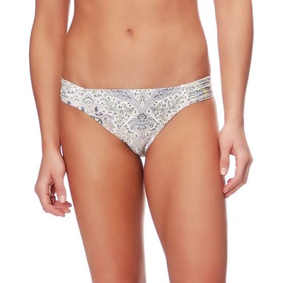 Carve Designs L139220 Womens Olive Paisley Print Cardiff Swim Bottom Size L