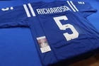 ANTHONY RICHARDSON Autographed NFL Jersey JSA Certified COA Indianapolis Colts