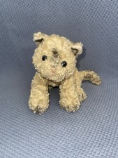 Gund Bootsie Cat Calico Plush New Stuffed Doll Toy Kitten Furry Curly Tan  1137