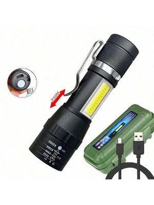 LED Taschenlampe USB Wiederaufladbar Super Helle Kleine Taschenlampen Camping/ Wandern
