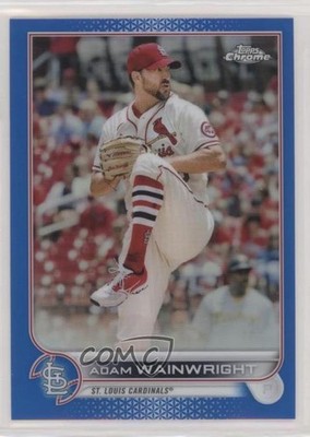 2022 Topps Chrome Blue Refractor 84/150 Adam Wainwright #52 0s9t