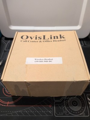 Ovis Link Call Center & Office Headset OWBH-50D-DC Wireless Headset New In Box