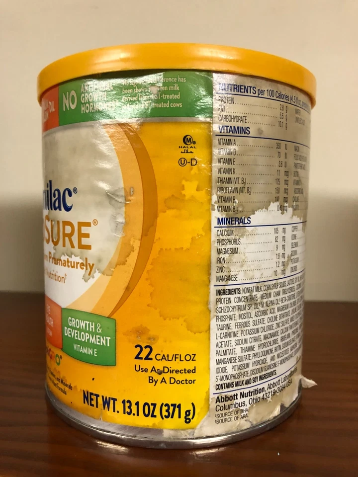 (2) Similac Neosure para bebés prematuros OptiGRO, lata de 13,1 oz, 6/2027 dañada Foto 2 de 4