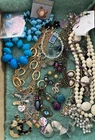 Signed Vintage Cloisonné Costume Fashion Jewelry Lot Incl NOS Lovely Assort M02A