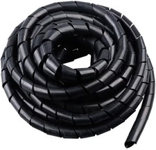 33 Ft Spiral Flexible Cable Management Sleeve Organizer Cord Wire Wrap
