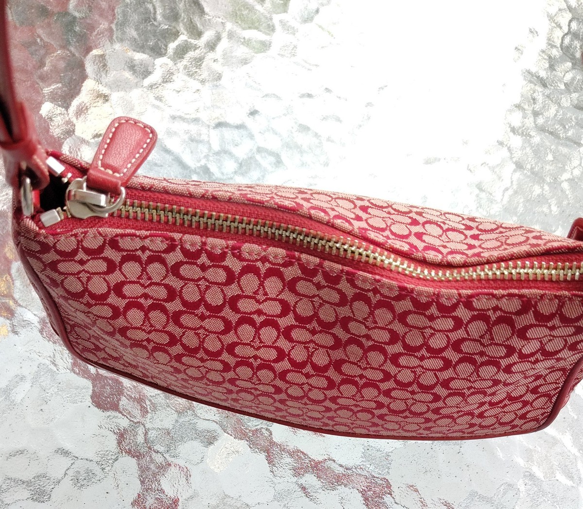 Coach Handbag Accessory Pouch　y2k red Coach Handbag Accessory Pouch y2k red Coach Handbag Accessory