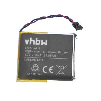Akku für TomTom Runner 2 3 1 280mAh 3,7V