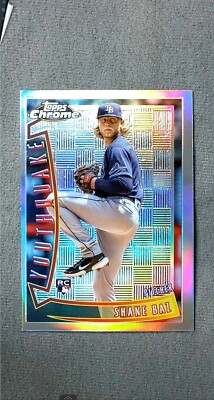2022 Topps Chrome Sonic Youthquake #YQ-11 Shane Baz Rays | eBay