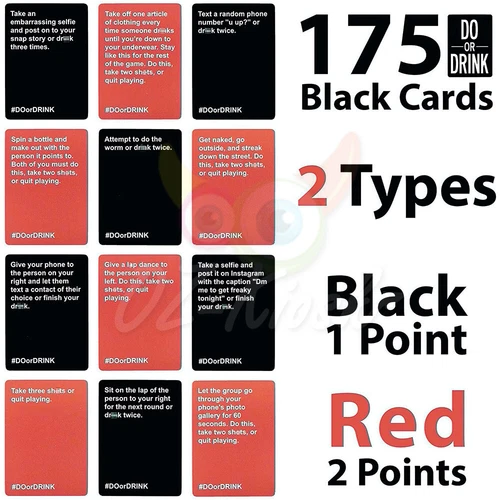 Do Or Drink Drinking Card Game for Adults Dirty & Fun Party Dare or Shots Cards - Picture 15 of 30