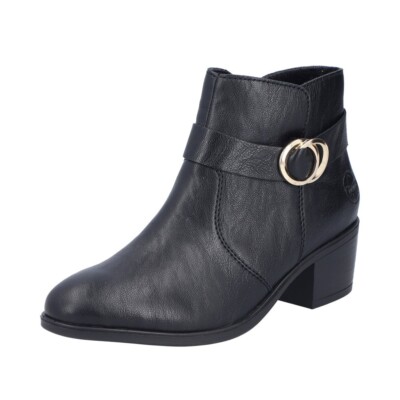 Rieker Stiefelette Schwarz 73975-00 Damen Schuhe