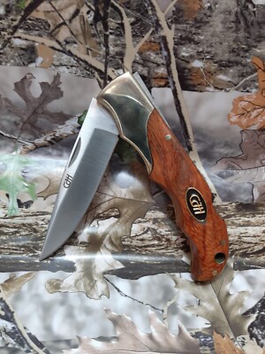 CJH / HERBERTZ Taschenmesser - Cocobolo Holz / Messing - NEU & ovp - 10000669