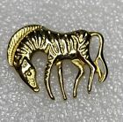 Gold Tone Zebra Brooch Sweater Scarf Lapel Pin Unbranded Women’s Jewelry