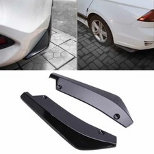 Rear Lip Bumper Spoiler Diffuser Wrap Angle Splitter For Mercedes C220 C250 C63