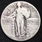 1930 Standing Liberty Quarter Silver GOOD / VG FULL DATE FREE SHIPPING!