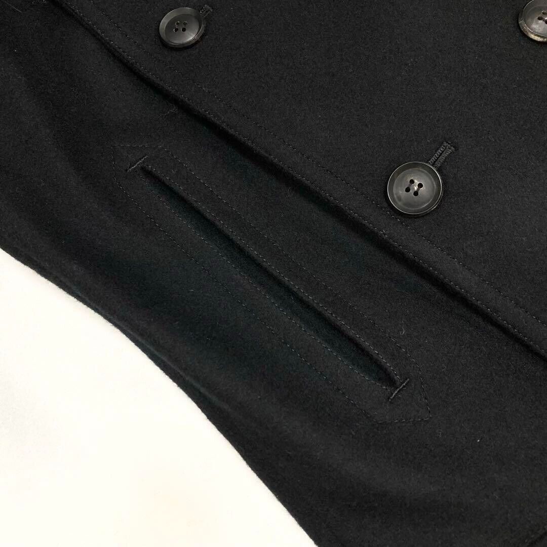 Yohji Yamamoto 1 10 MELTON R LONG PEA C Black 2 | eBay Yohji Yamamoto 1 10 MELTON R LONG PEA C Black 2 | eBay