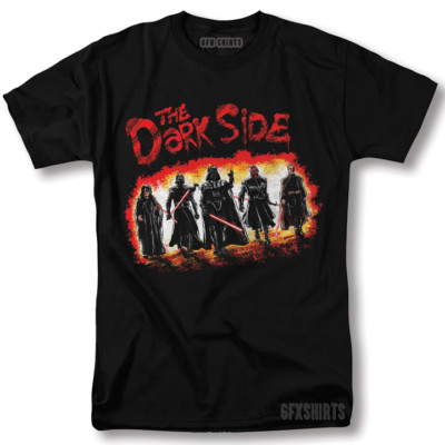 The Dark Side Shirt Star Wars Darth Vader Warriors Movie Graphic Design T-Shirt