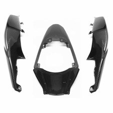 Carbon Fiber Rear Side Tail Seat Cowl Fairing Set For 2007 2008 Suzuki GSXR 1000
