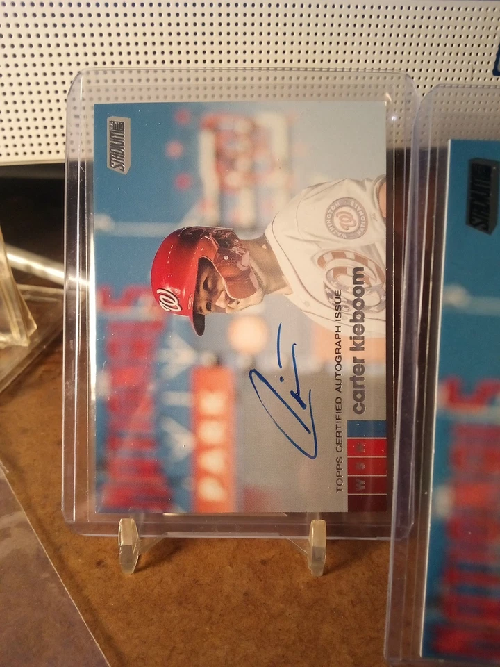 Carter Kieboom (2) 2020 Topps Stadium Club Autos Nationals - Image 2 of 4