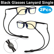 2-Pack Eyeglasses Strap Neck Cord Sunglasses Rope String Lanyard Adjustable