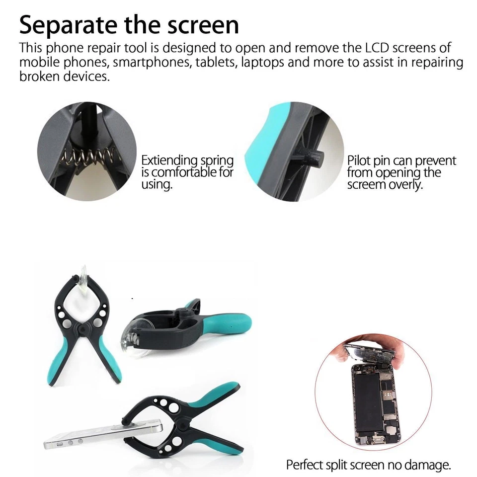 Mobile Cell Phone Screen Opening Repair Tools Kit Screwdriver Set for iPhone 8 7 - Image 3 of 4