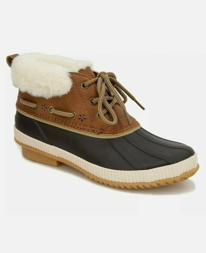 Womens duck boots with clearance fur
