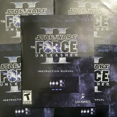 Star Wars The Force Unleashed II PS3 PlayStation 3 Instruction Manual Only