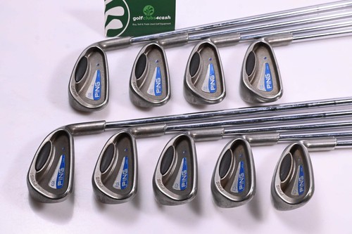 Ping G2 Irons / 3-PW+SW / Blue Dot / Regular Flex Ping AWT Shafts - Picture 2 of 7
