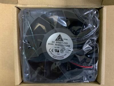 Delta PFB1224UHE DC Brushless Cooling PC Computer Fan 24V 120x120x38mm 2.4A 2Pin