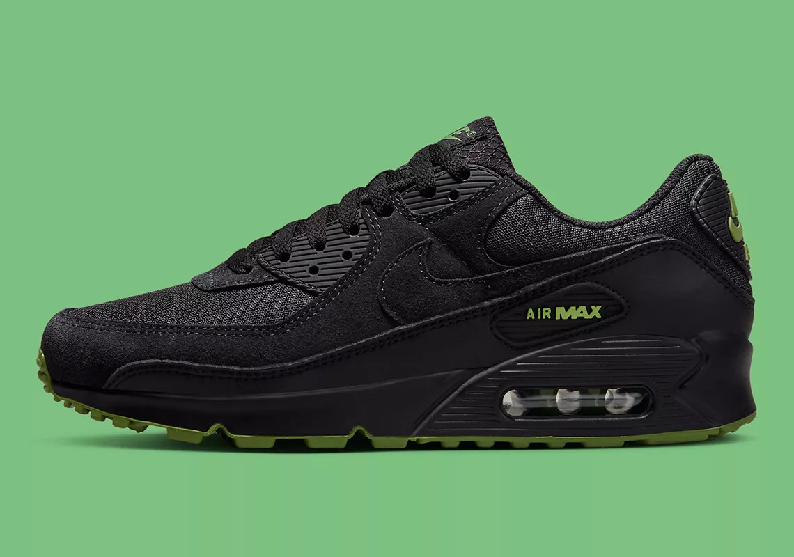 Nike Air Max 90 Black Green Chlorophyll Night Ops AM90 DQ4071 005